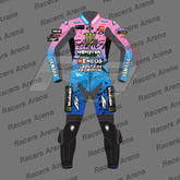 Fabio Quartararo Yamaha Suit French GP 2024 Motorcycle Leather Race Suit