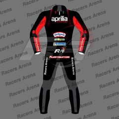 Jorge Martin Aprilia MotoGP 2026 Race Leather Suit Back