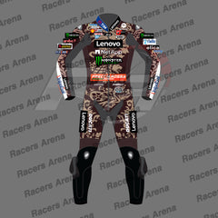 Marc Marquez MotoGP Ducati 2025 Motorcycle Leather Race Suit Front