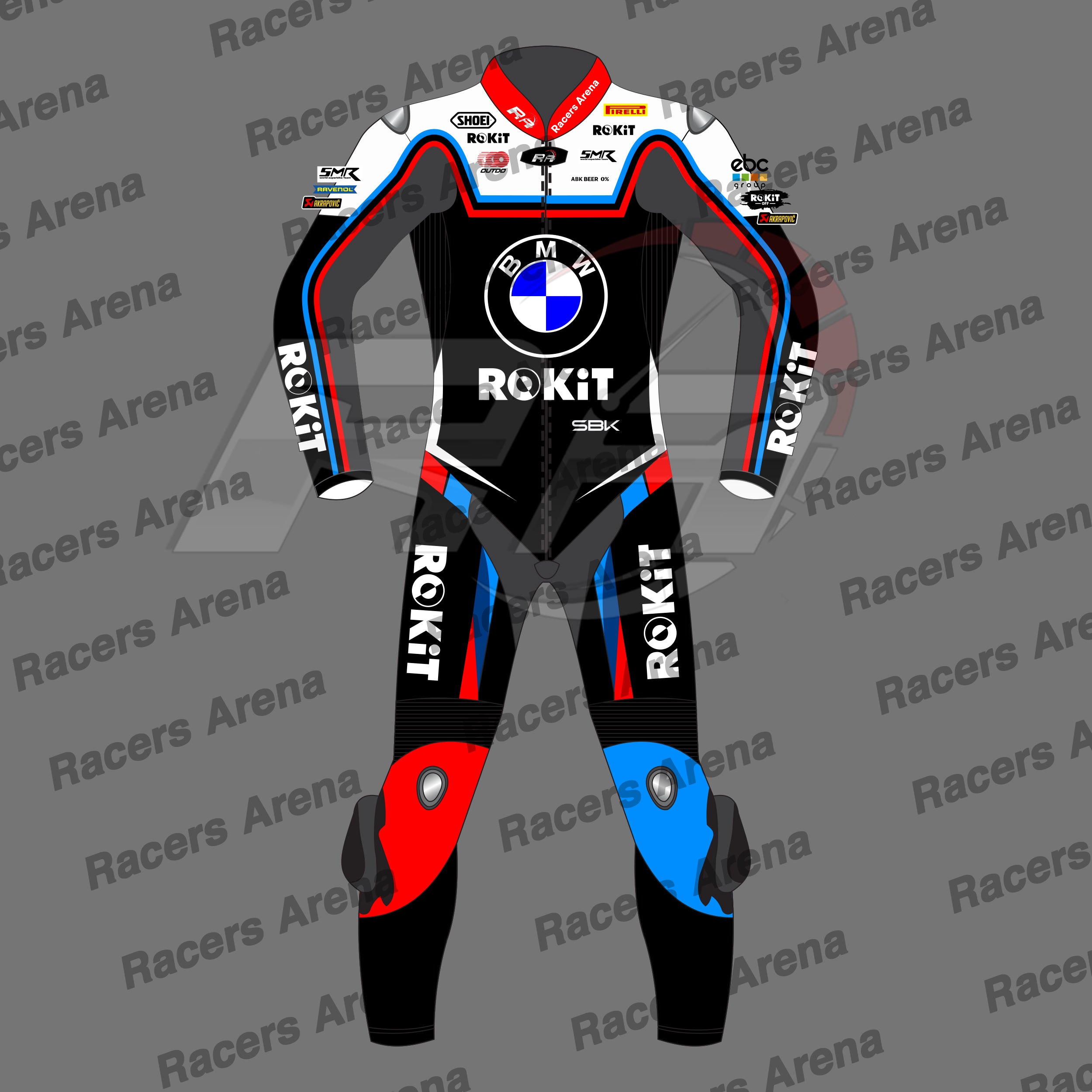Toprak Razgatlioglu BMW Rokit 2025 Motorcycle Leather Race Suit Front