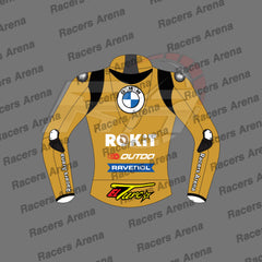 Toprak Razgatlioglu BMW Winter Test 2024 Motorcycle Leather Jacket Back