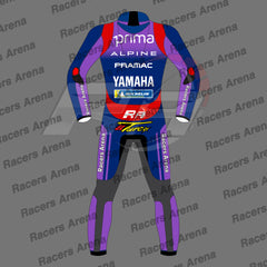 Toprak Razgatlioglu Yamaha Pramac MotoGP 2026 Motorbike Leather Race Suit Back