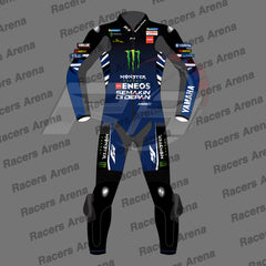 Alex Rins Monster Energy Yamaha MotoGP 2026 Race Leather Suit Front