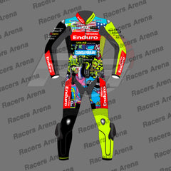 Fabio Di Giannantonio Ducati Pertamina Enduro VR46 MotoGP 2026 Leather Race Suit Front