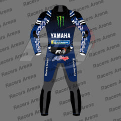 Fabio Quartraro Yamaha Monster Energy MotoGP 2026 Motorcycle Leather Suit Back