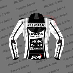 Joan Mir Honda Repsol Winter Test 2023 Motorcycle Racing Jacket Back