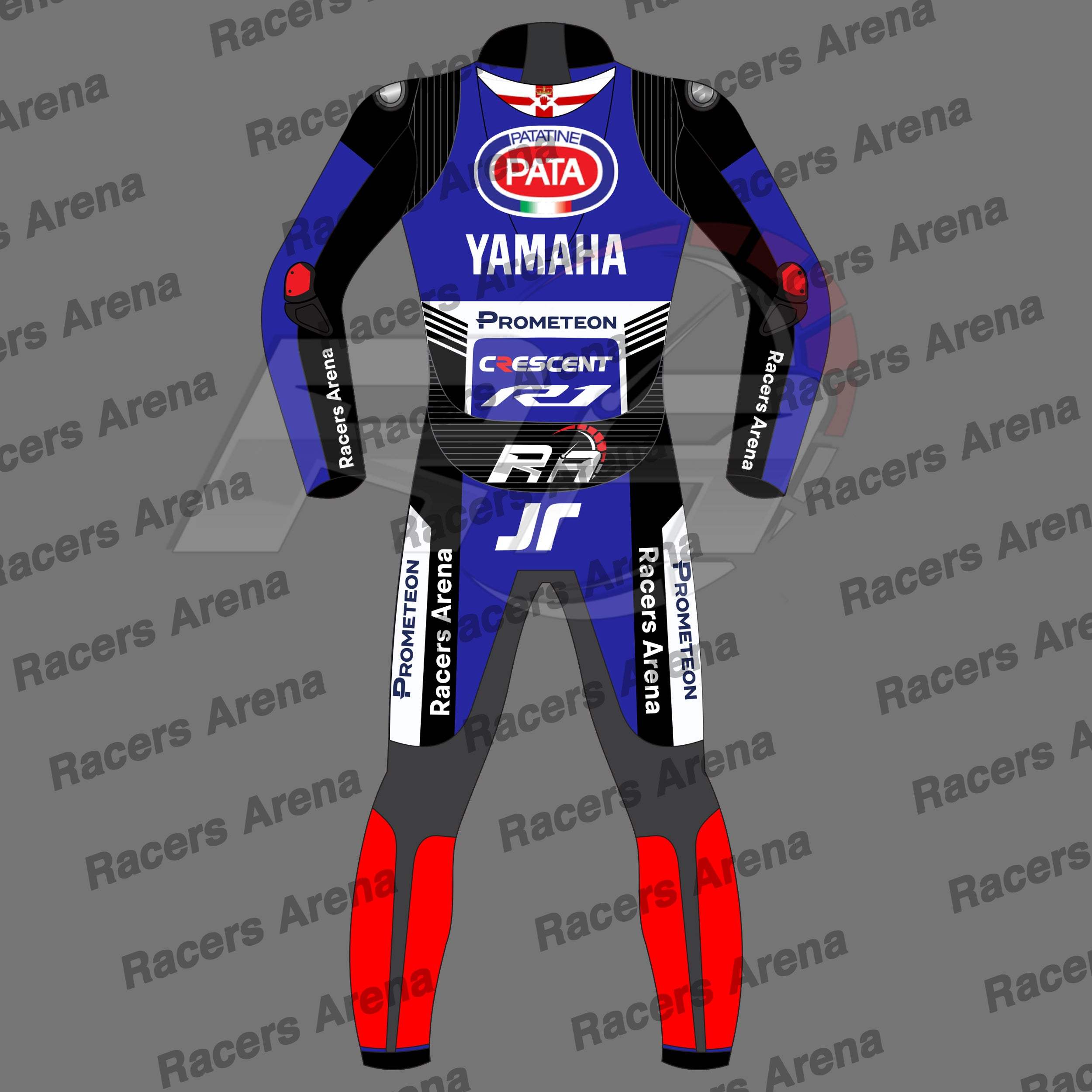 Jonathan Rea Yamaha SBK 2024 Motorcycle Racing Suit Back
