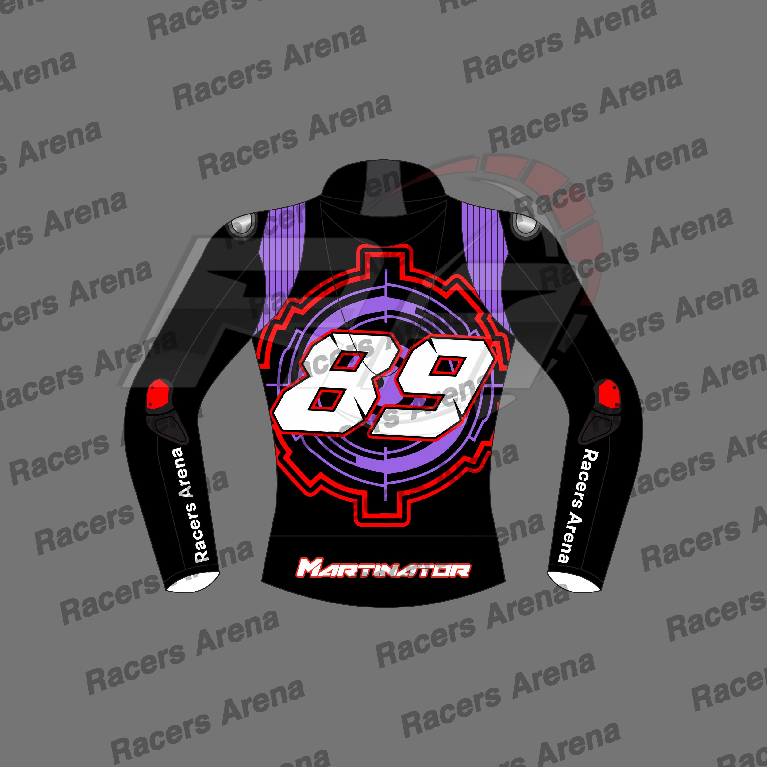 Jorge Martin 2024 Winter Test Motorbike Race Jacket Back