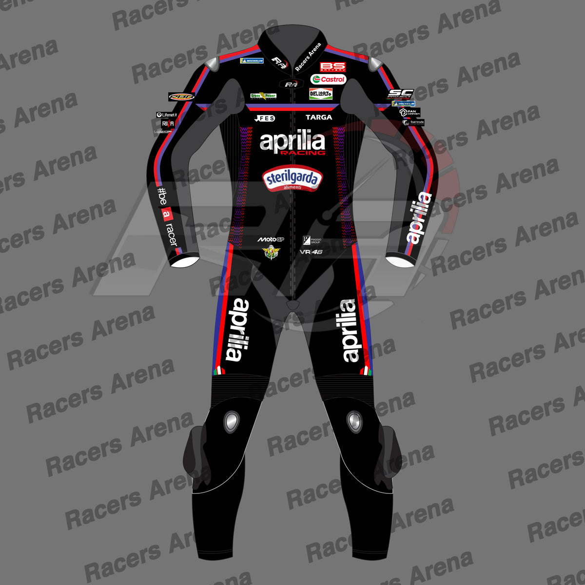 Jorge Martin Aprilia MotoGP 2026 Race Leather Suit Front