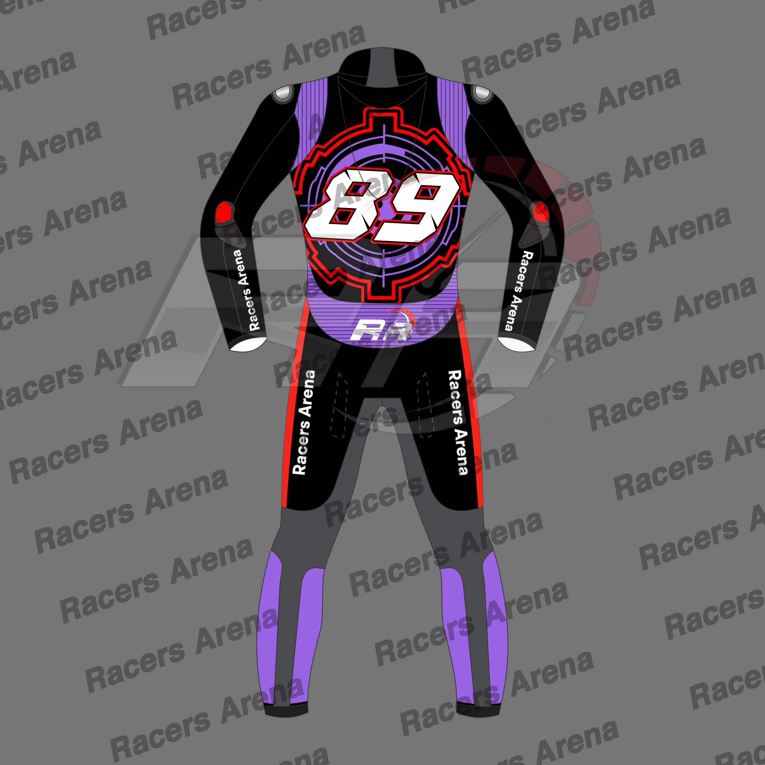 Jorge Martin Winter Test Motorcycle Leathers 2024 Back