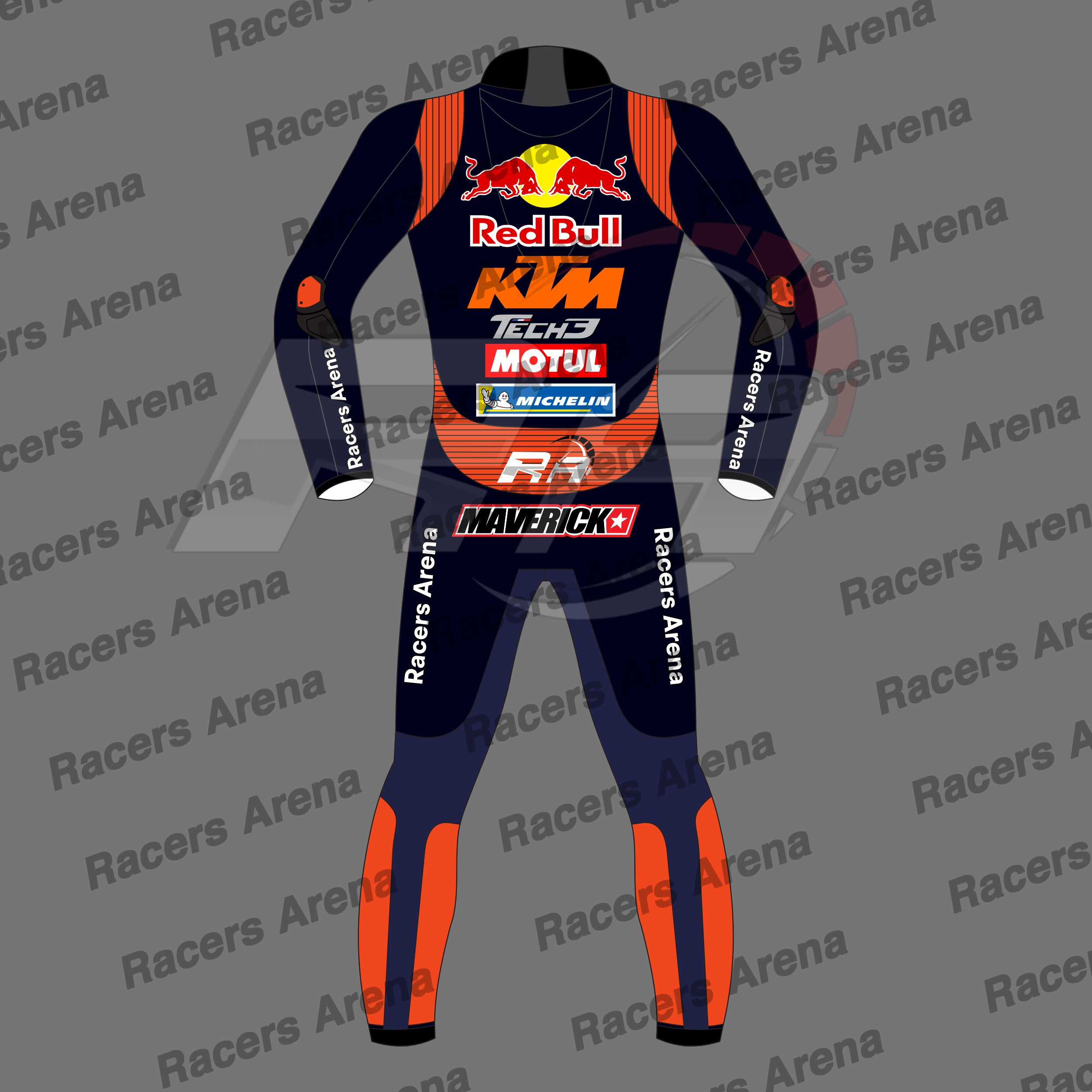 Maverick Vinales KTM Red Bull MotoGP 2026 Race Leather Suit Back