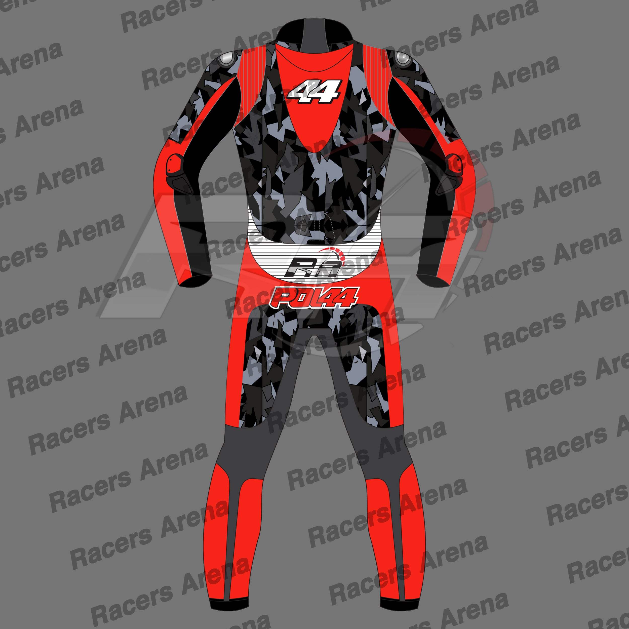 Pol Espargaro Winter Test 2023 Motorcycle Leather Race Suit Back